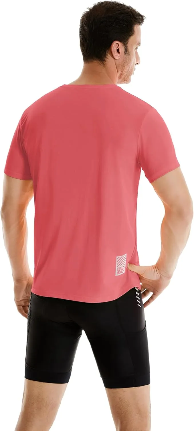 3 or 5 Pack Workout Shirts for Men Quick Dry Running T-Shirt Short Sleeves Moisture Wicking Crew Neck Tee Athletic Casual Top