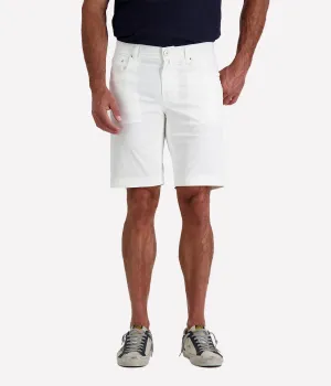 Bermuda 5 Pkt Slim Fit Nicolas in White