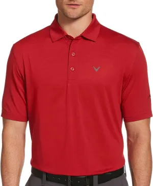 Callaway Men's Pro Spin Fine Line Short Sleeve Golf Polo, Stretch, Moisture-Wicking, Sun Protection (Available in Big & Tall)