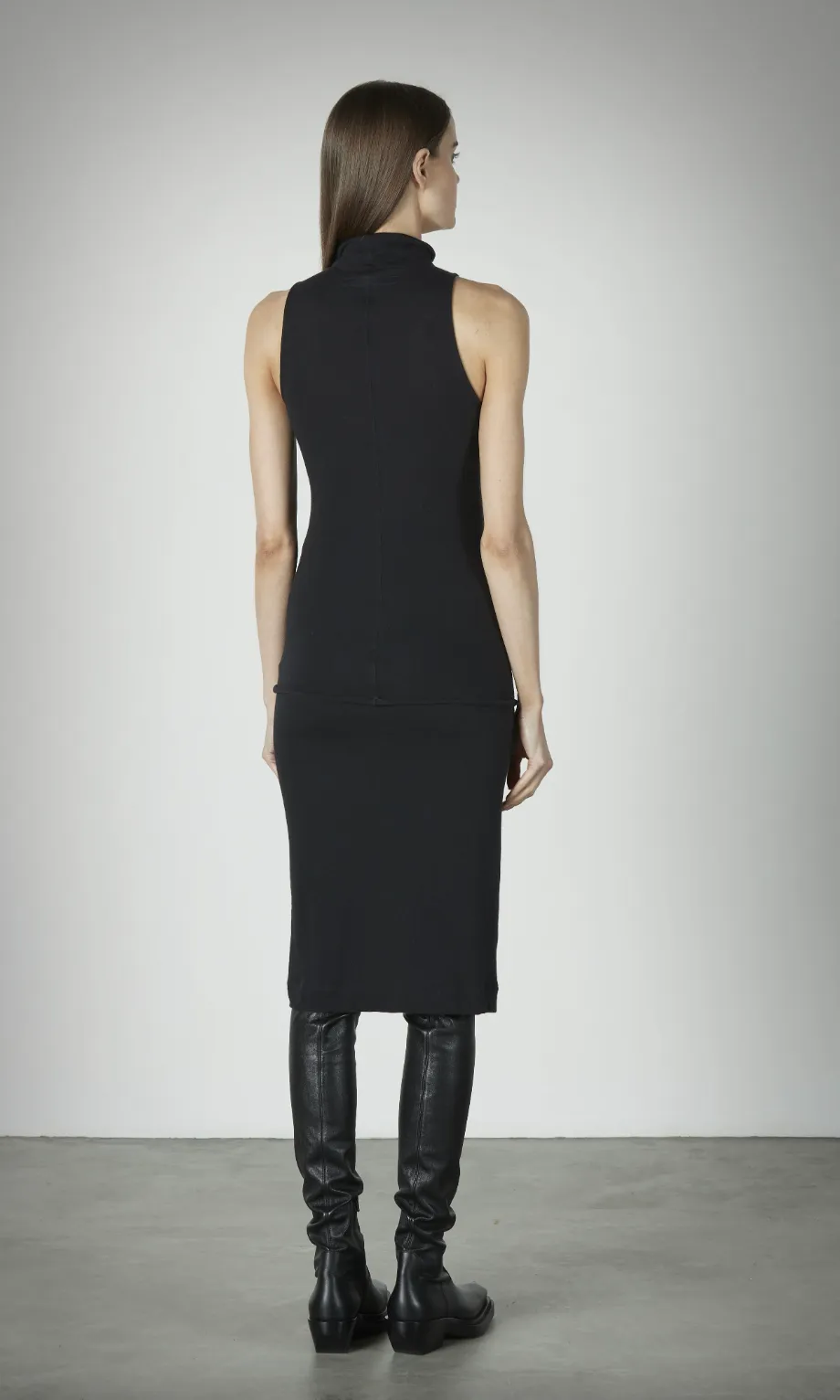 Cashmere Halter Top - Black