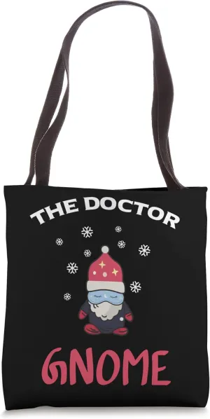 Christmas The Doctor Gnome Tote Bag