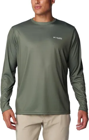Columbia Men's PFG Terminal Tackle Fish Flag Long Sleeve Fishing Shirt