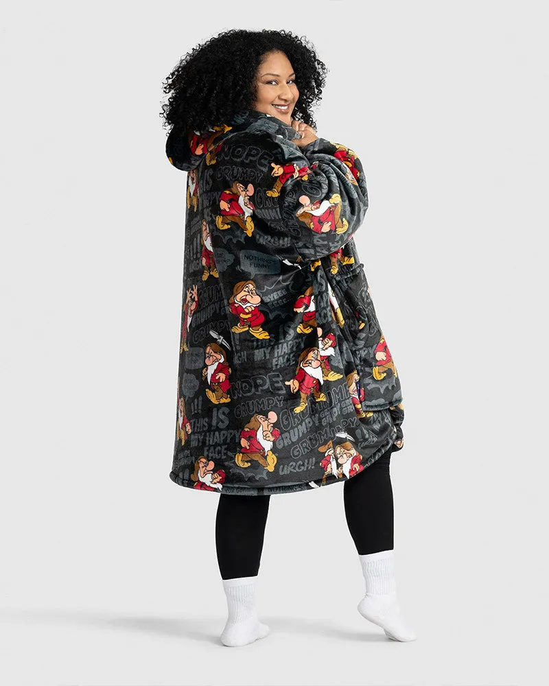 Cute 7 Dwarfs Grumpy Loose Blanket Hoodie