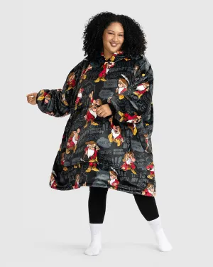 Cute 7 Dwarfs Grumpy Loose Blanket Hoodie