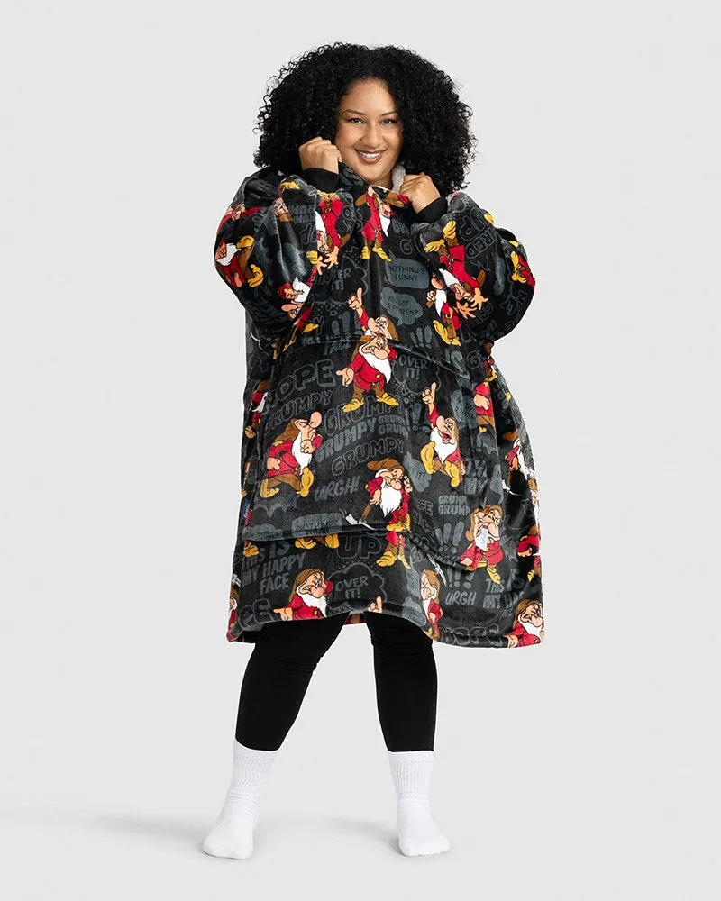 Cute 7 Dwarfs Grumpy Loose Blanket Hoodie