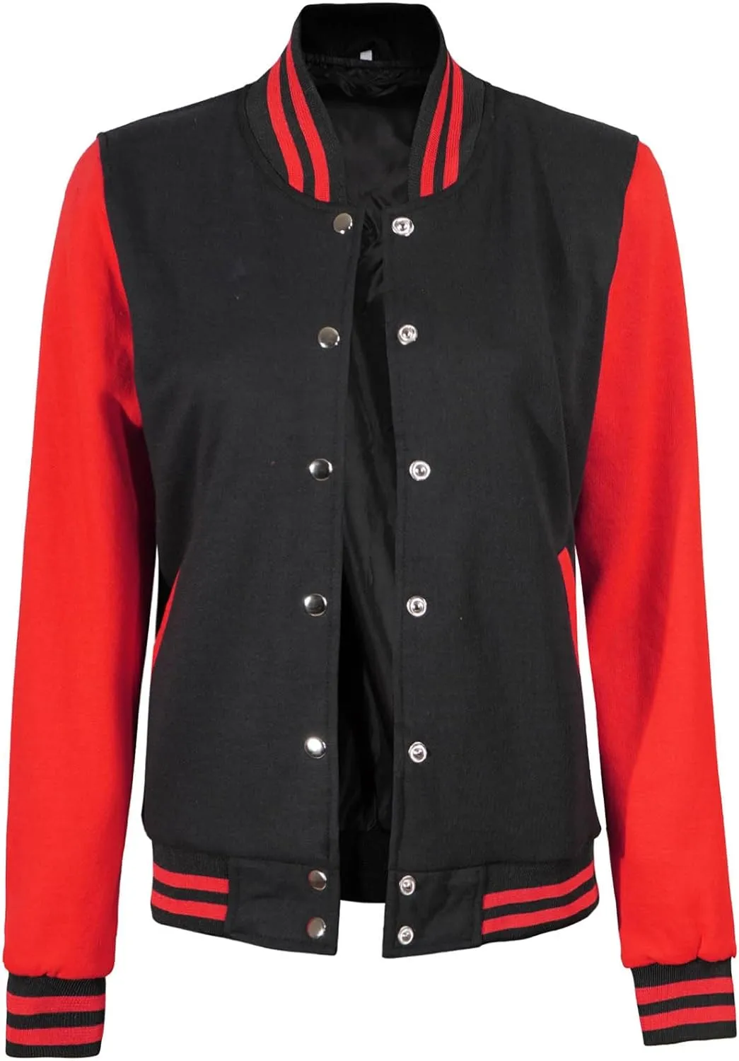 Decrum Varsity Jacket Women - Trendy Womens Letterman Jackets Highschool Baseball Bomber