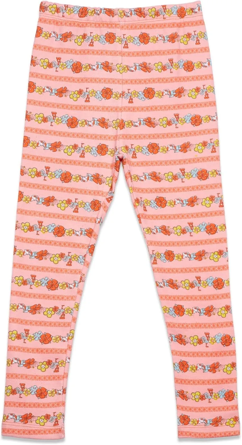 Disney Moana Graphic T-Shirt and Leggings Outfit Set - Coral