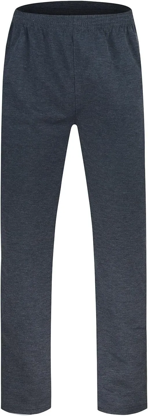 Fall Trousers Men Mens Pants for Fall Mens Cargo Trousers Cotton Slim Fit Chinos Men Open Hem Lightweight Jog Pants