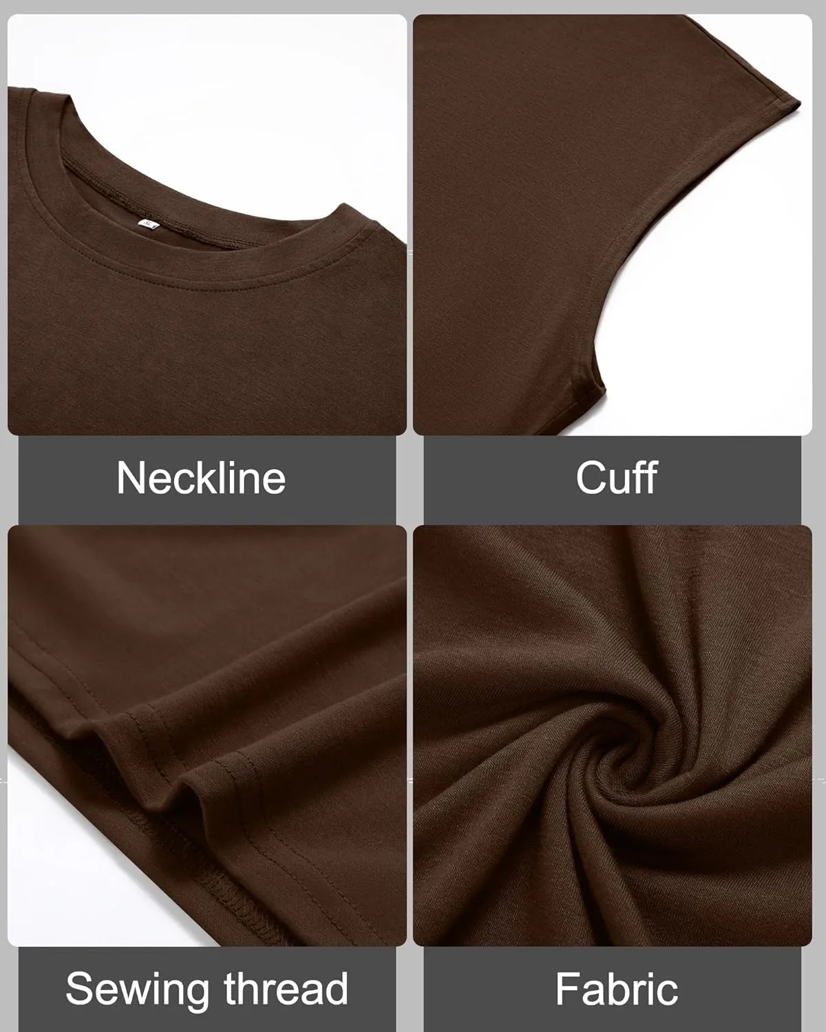 Ficerd 3 Pack Men's Big and Tall Tank Tops Workout Gym Muscle Plus Size T Shirts Sleeveless Fitness Athletic Oversized Tee