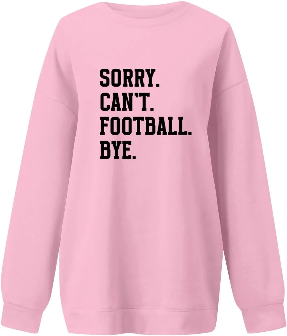 Football Mom Shirt Sunday Long Sleeve Pullover Crewneck Football Game Day Sweatshirt Fall Plus Size Outfits