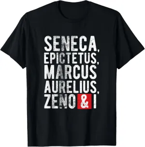Funny Stoic Gift Stoic Philosophers Stoicism T-Shirt