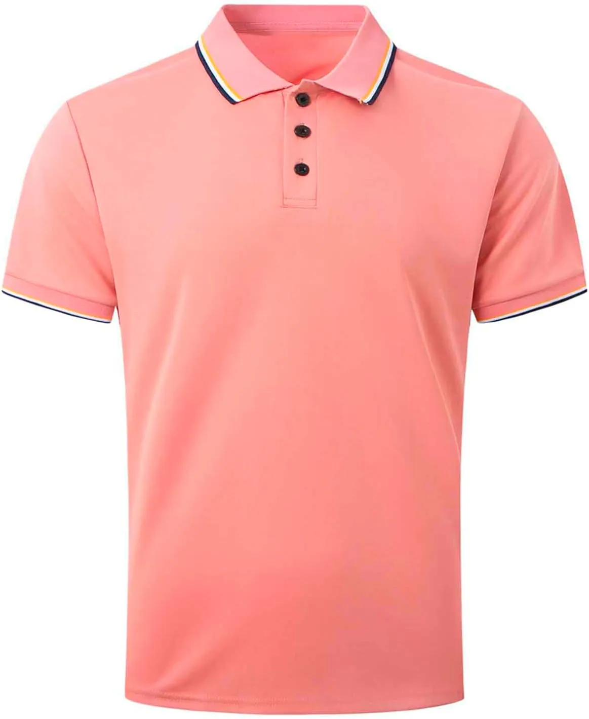 generic Polos T Shirts for Men Performance Short Sleeve Classic Golf Tshirt Collared Moisture Wicking Tee Stylish Patchwork