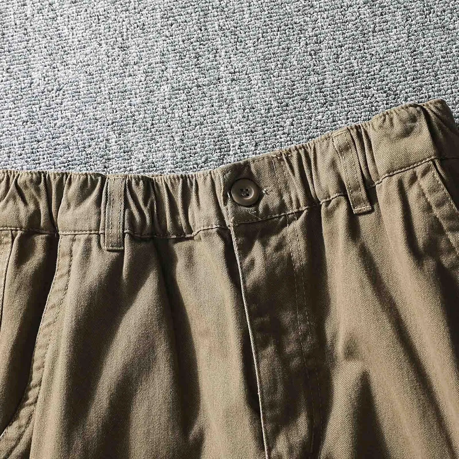 GIERIDUC Straight Leg Cargo Pants for Mens Home Workout Equipment for Men Brown Dress Pants Slim Fit Big and Tall Mens Pants