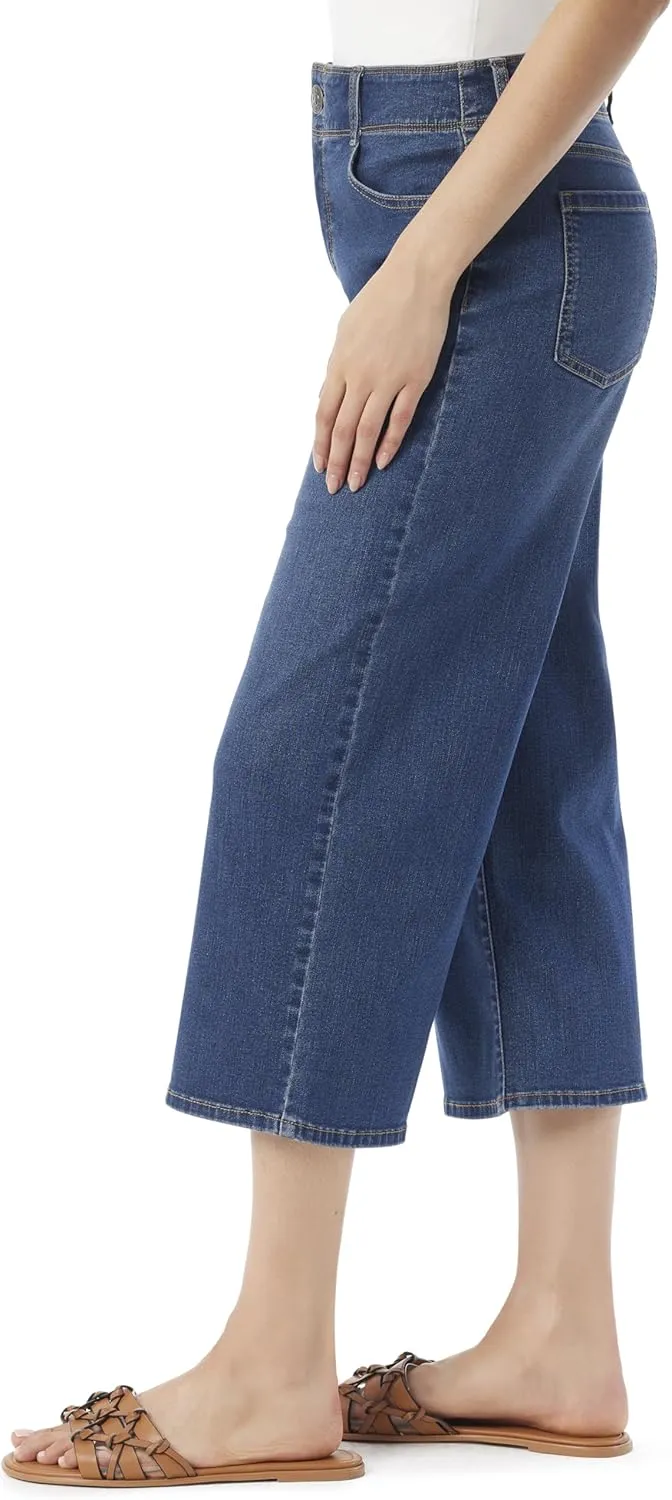 Gloria Vanderbilt Women's Shape Effect Tummy Sculpt High Rise Culotte Standard