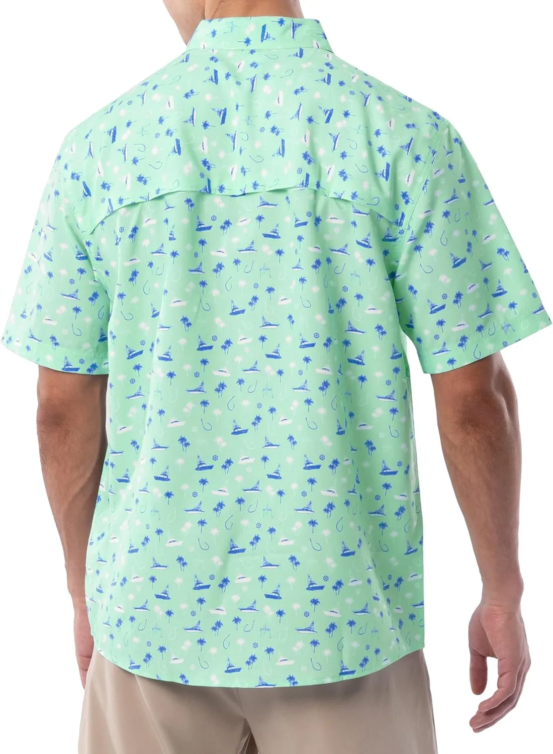 Guy Harvey Men's Short Sleeve Performance Fishing Shirt
