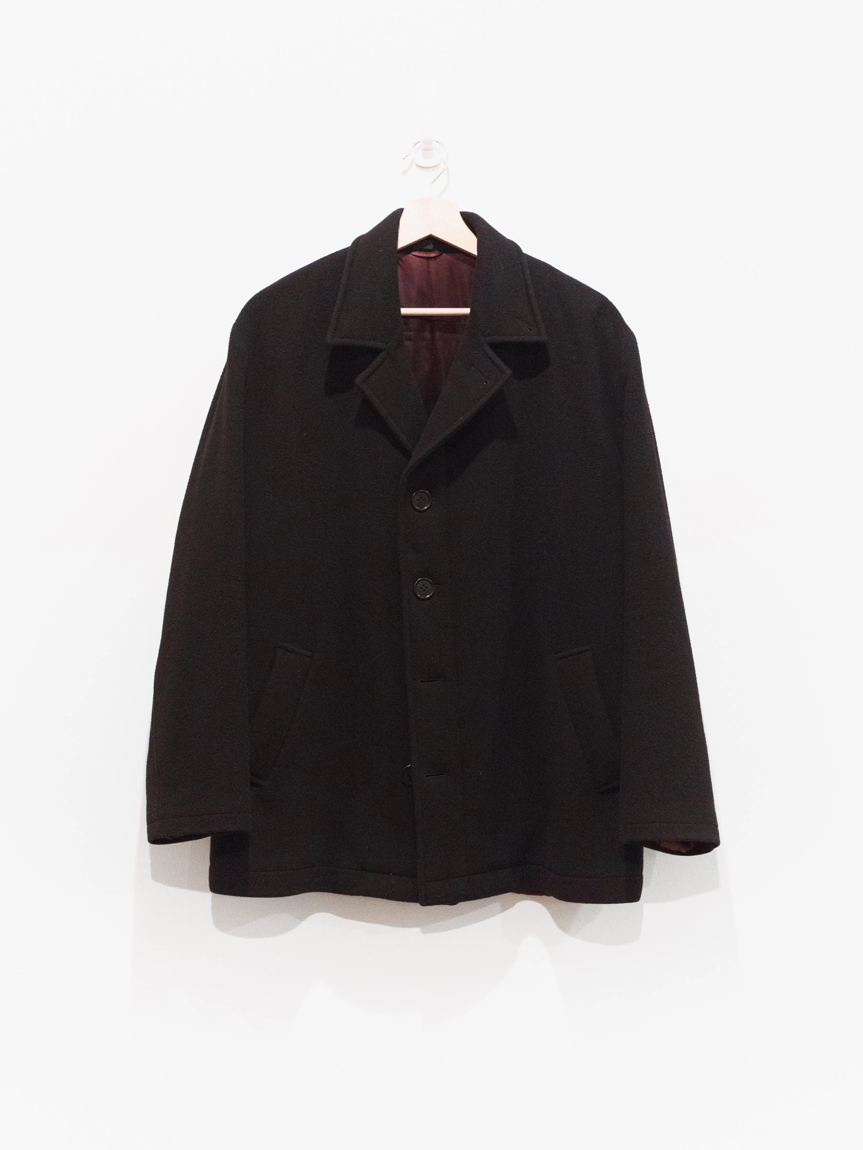 Helmut Lang Wool/Cashmere Deck Coat