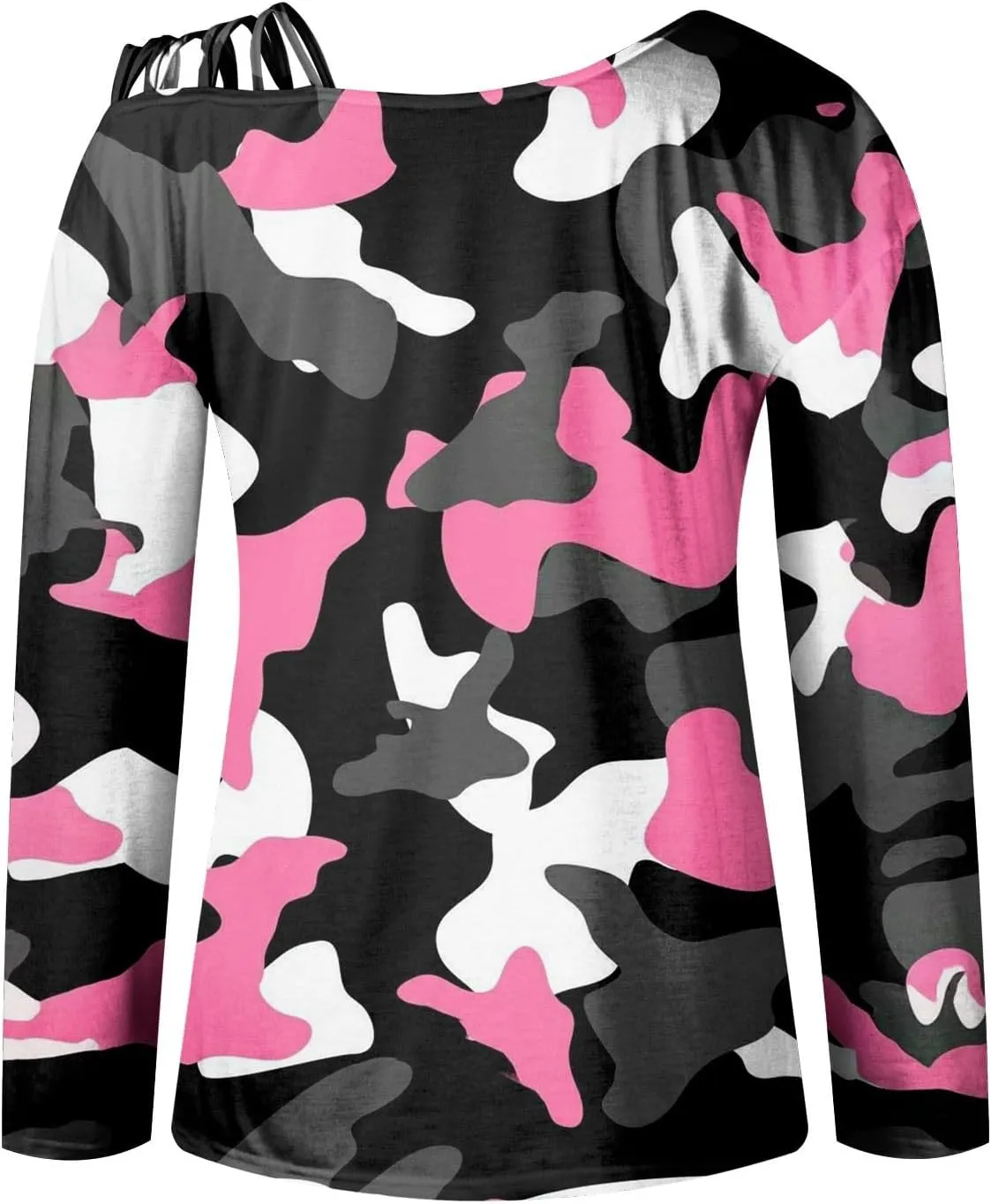 JJHAEVDY Oversized Sweatshirt for Women Printing Off Shoulder Long Shirts Long Sleeve Flat Neck Outfits Comfy Sweatshirts