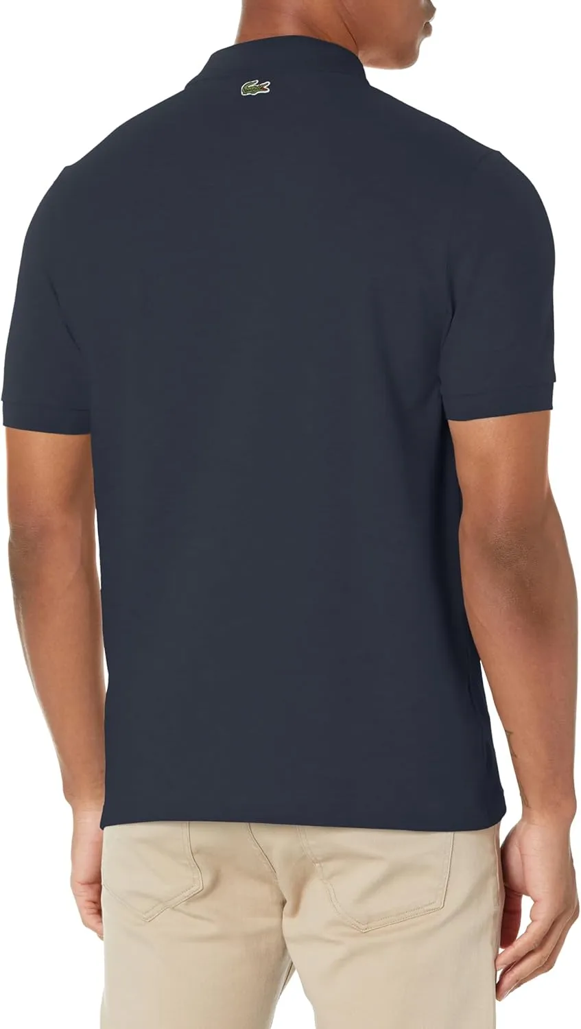 Lacoste Men's Short Sleeve Croc Graphic Polo Shirt