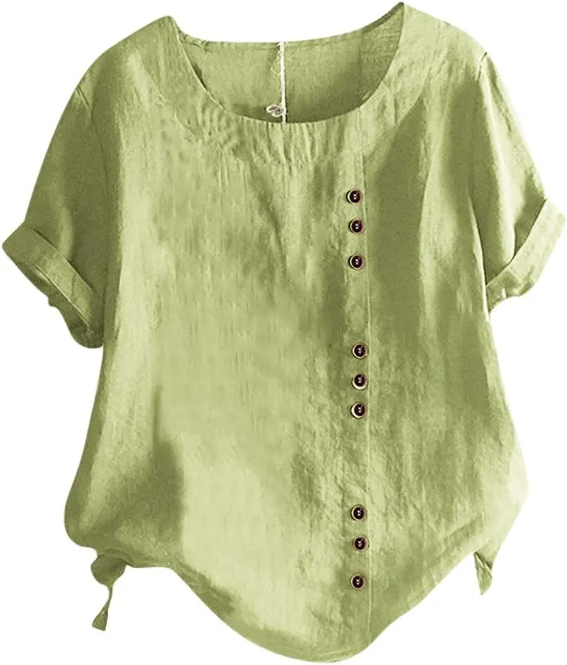 LCMTWX Long Sleeve Summer Shirt Linen Blouses for Women Imitation Silk Long Sleeved Shirt Spring and Summer New European