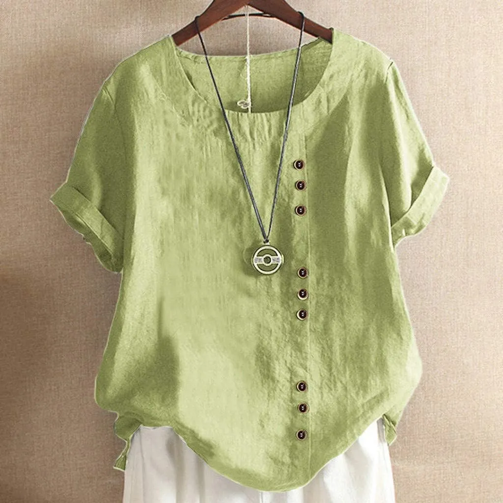 LCMTWX Long Sleeve Summer Shirt Linen Blouses for Women Imitation Silk Long Sleeved Shirt Spring and Summer New European
