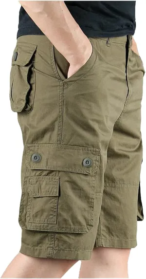 LCMTWX Shorts for Men Leisure Overalls Summer Men's and Color Pants with Multi-Pocket Men's Pants Mens Stretch Shorts Men