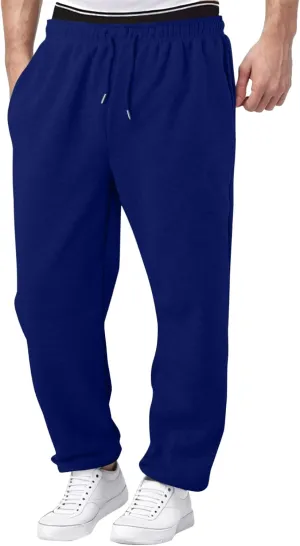 Linen Pants for Men Simple Fashion Solid Color Work Pants Casual Loose Sweat Pants Plus Size Trousers for Men