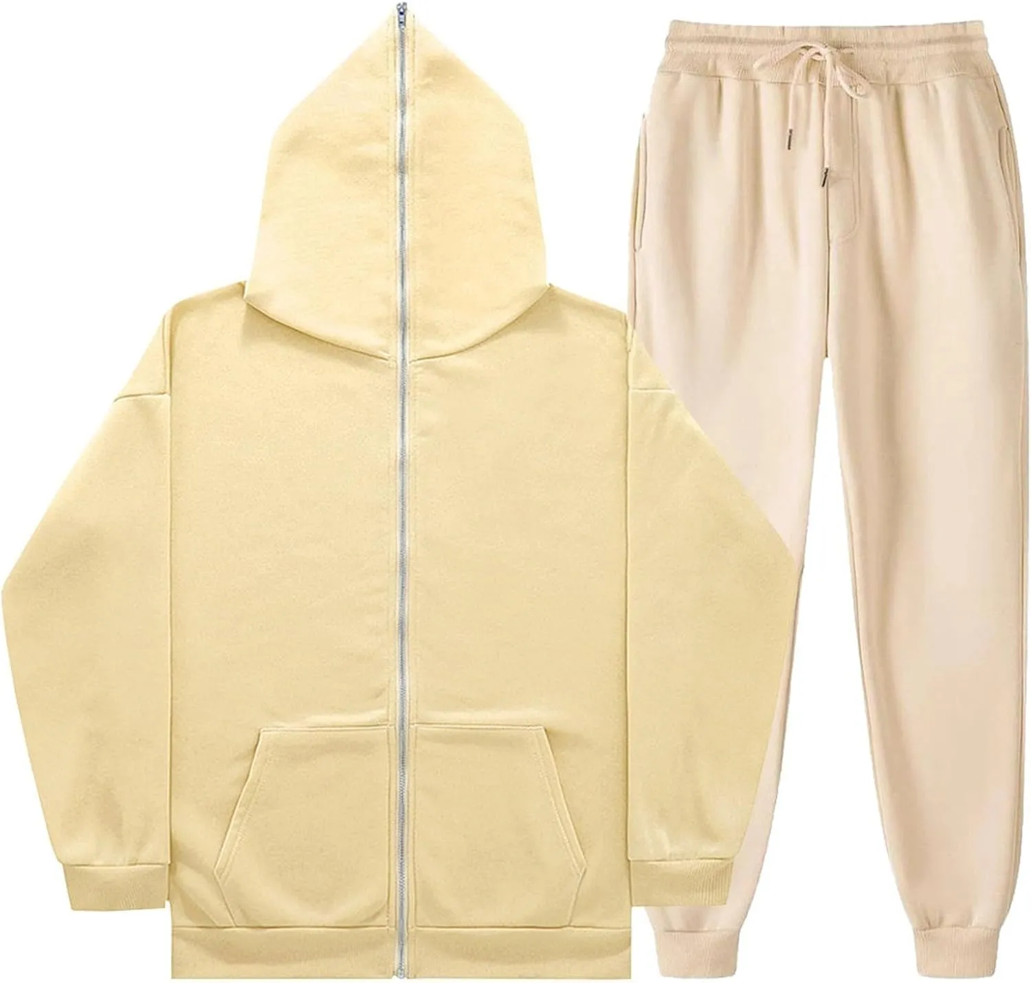 Lounge Sets for Women 2024 Long Sleeve V Neck Y2K Half Zip 2 Piece Fashion 2024 Trendy Pajamas Sets