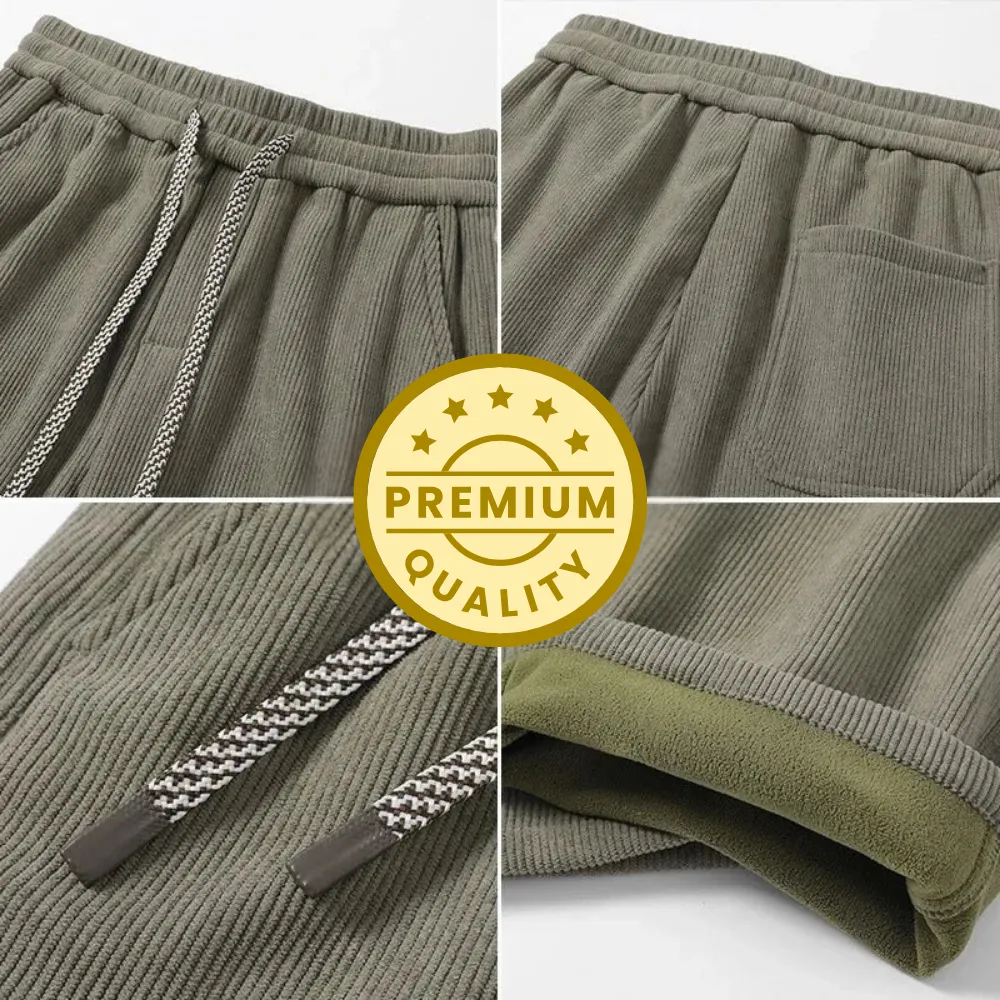 Luca - Woolen Corduroy Cargo Pants