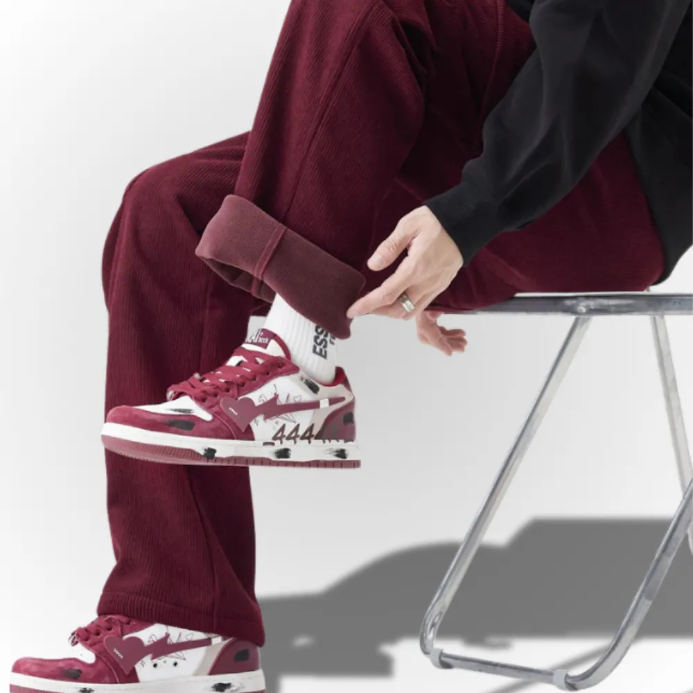 Luca - Woolen Corduroy Cargo Pants