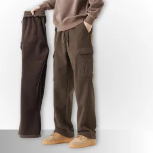 Luca - Woolen Corduroy Cargo Pants