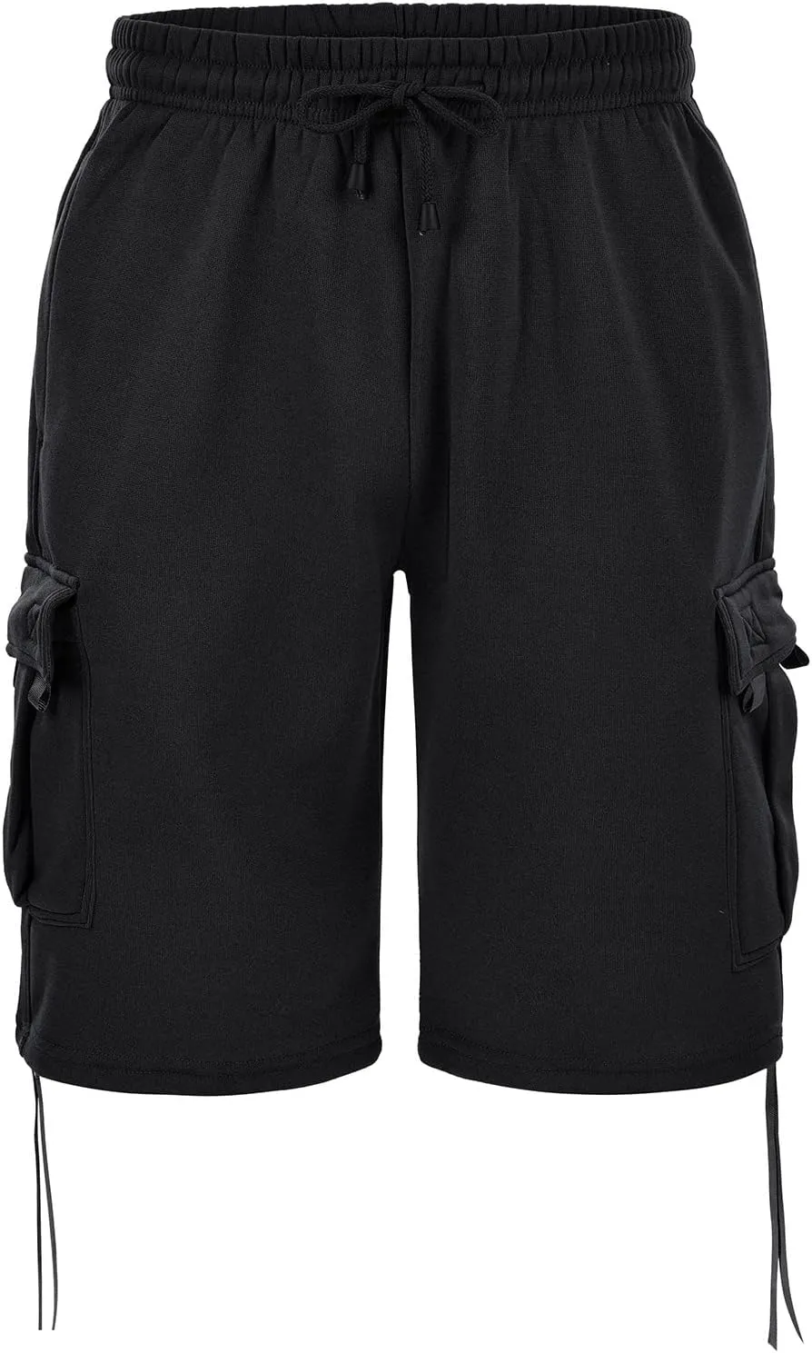 Men Cargo Shorts and Pants Leisure Color Fashion Men's Solid Summer Men's pants Chores Para Hombre Men's Cargo Black