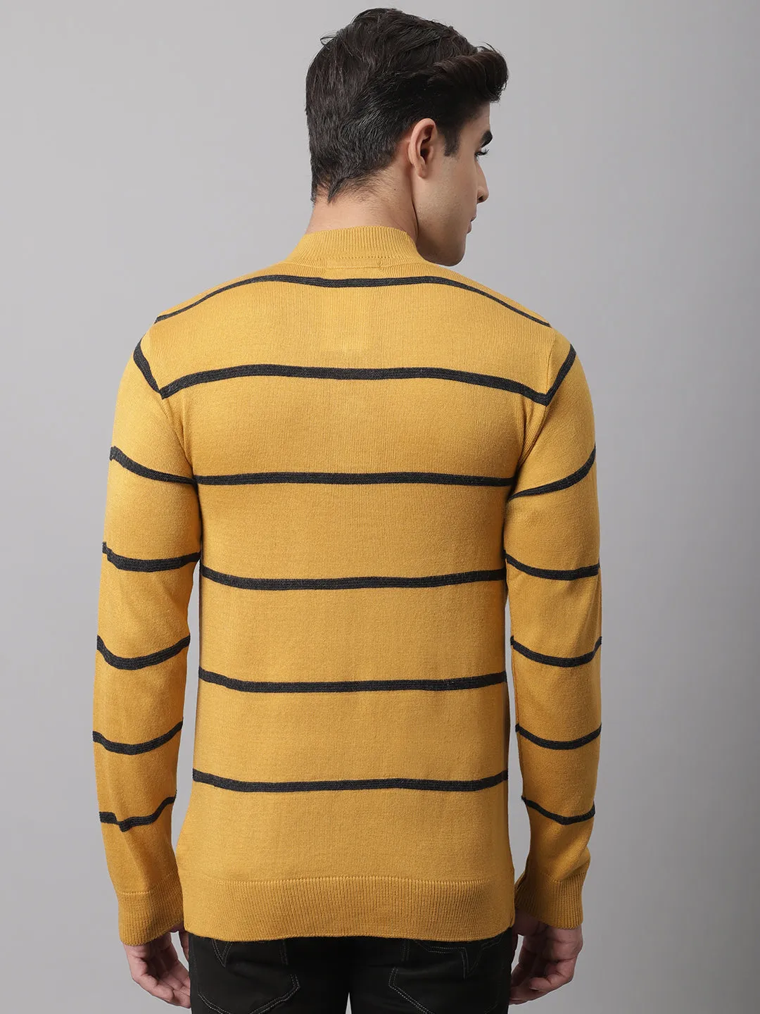 Men Mustard Sweater