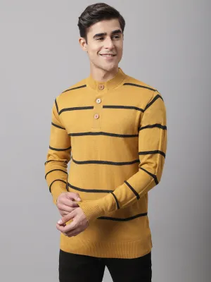 Men Mustard Sweater