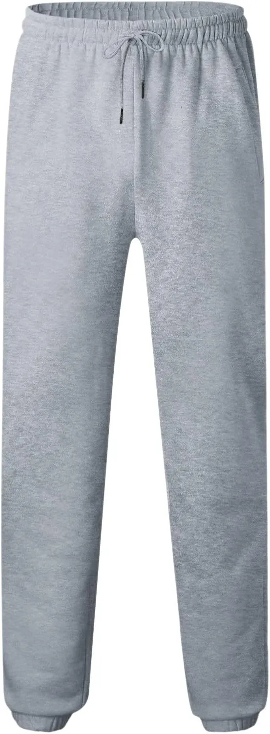 Mens Autumn and Winter High Street Fashion Leisure Pants Loose Sports Running Trousers Solid Color Lace Up Joggers