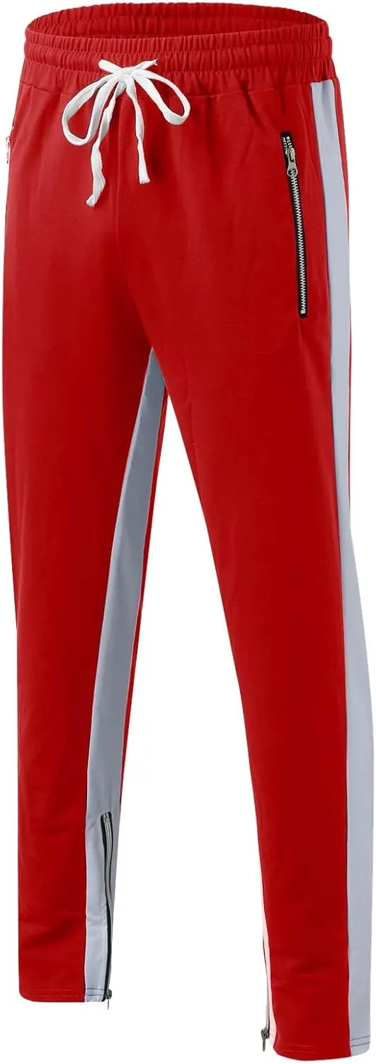 Mens Autumn Winter Cargo Joggers Stretch Pants Casual Twill Cotton Elastic Drawstring Outdoor Hiking Sweatpants