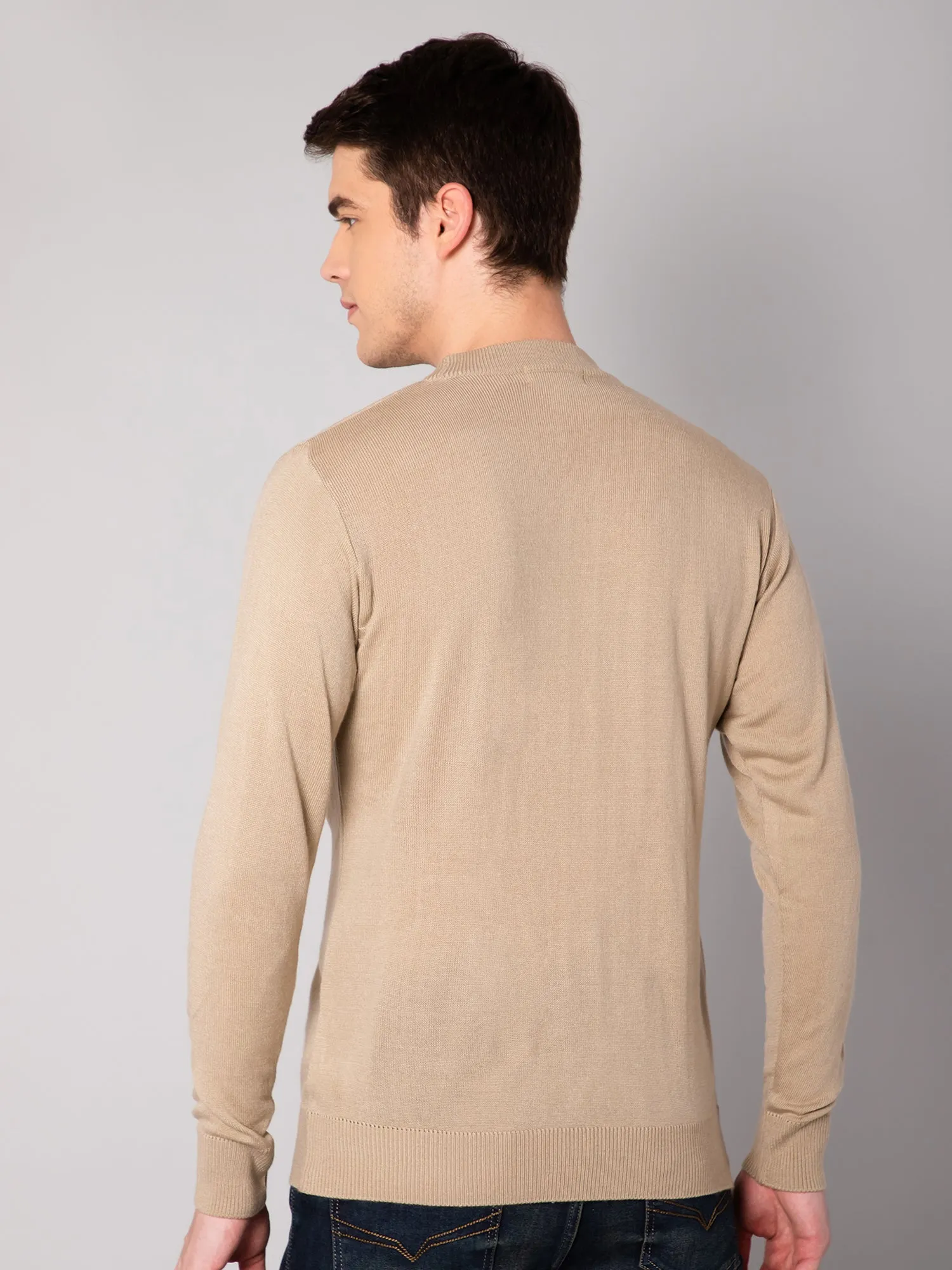 Mens Beige Sweater