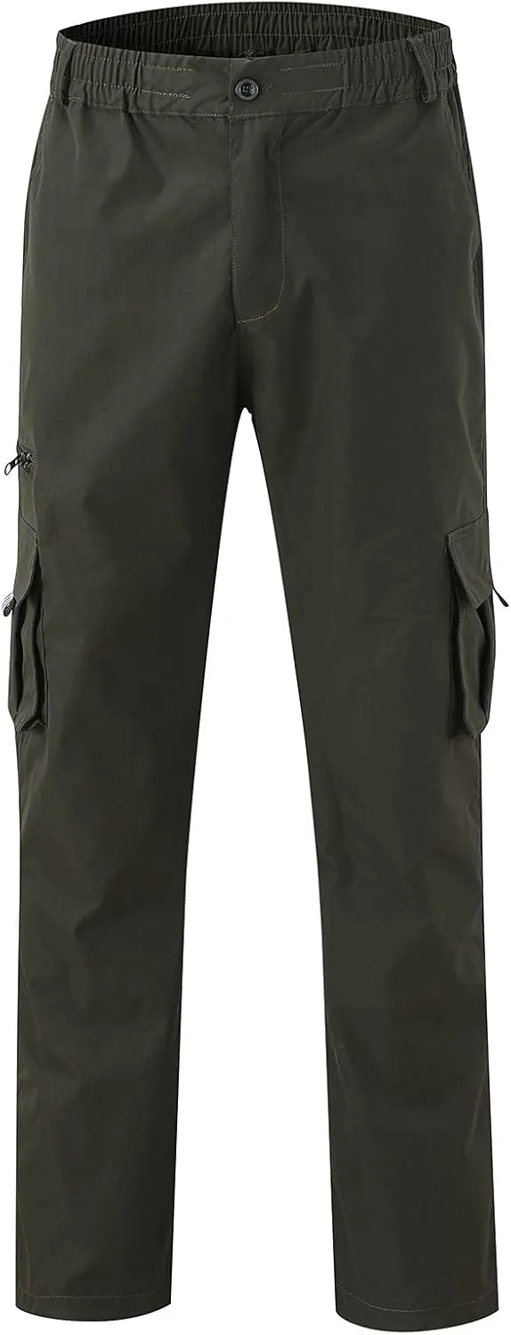 Mens Cargo Combat Work Pant Training Gym Running Jogger Sweatpant Loose Fit Straight Leg Lounge Pants