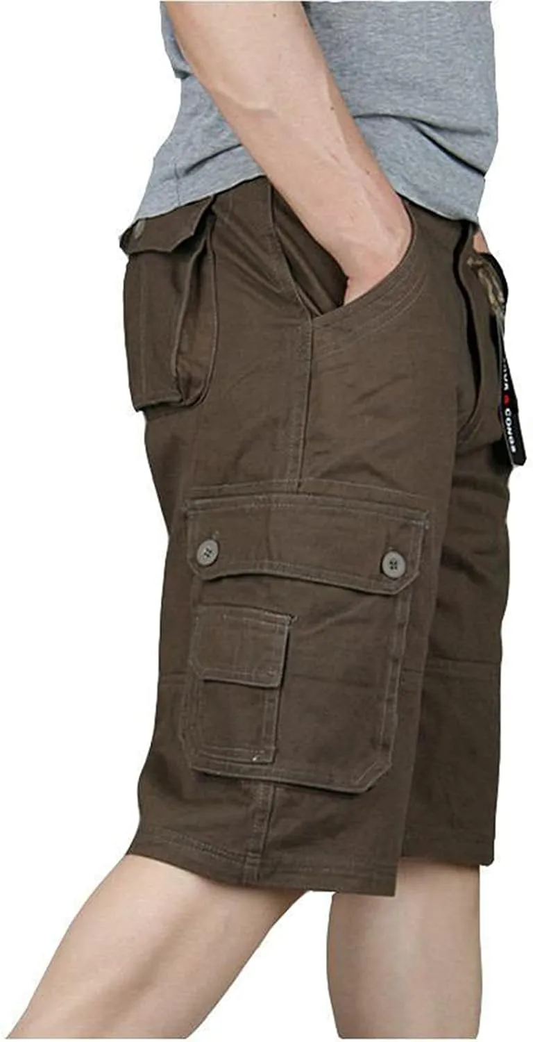 Mens Cargo Shorts and Pants Leisure Color Fashion Men's Solid Summer Men's Pants Shorts Men Cargo Union Cargo Shorts