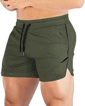 Mens Fitness Shorts Lightweight Quick Drying Combat Track Expandable Drawstring Capris Gym Bodybuilding Yoga Muscle Pant 2024