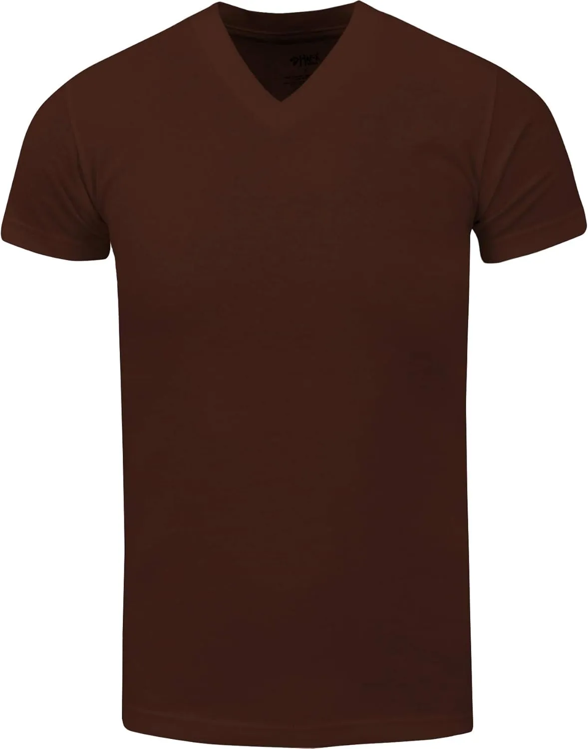 Men's Heavyweight Cotton T Shirt  Basic 6.2 Ounce Short Sleeve V Neck Plain Tee Top Tshirts Regular Big and Tall Size