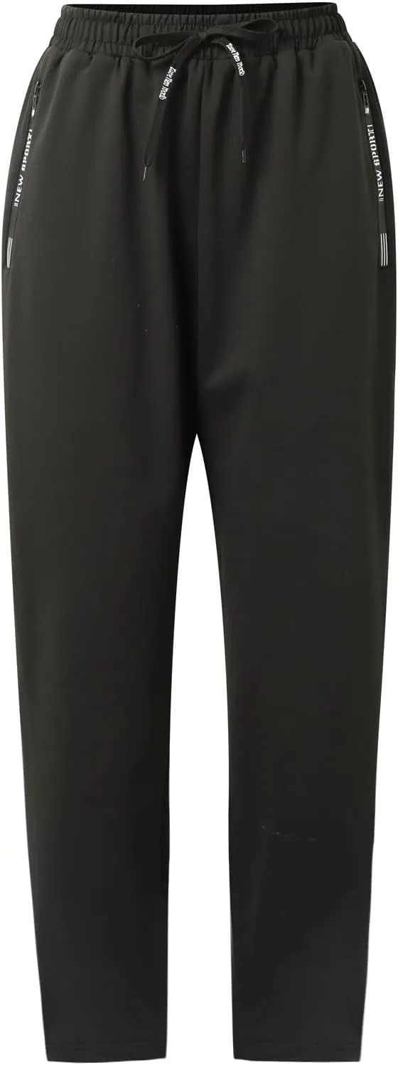 Mens Joggers Slim Fit Joggers Sweat Pants Outdoor Sports Pull On Pant Soft Jogging Jogger