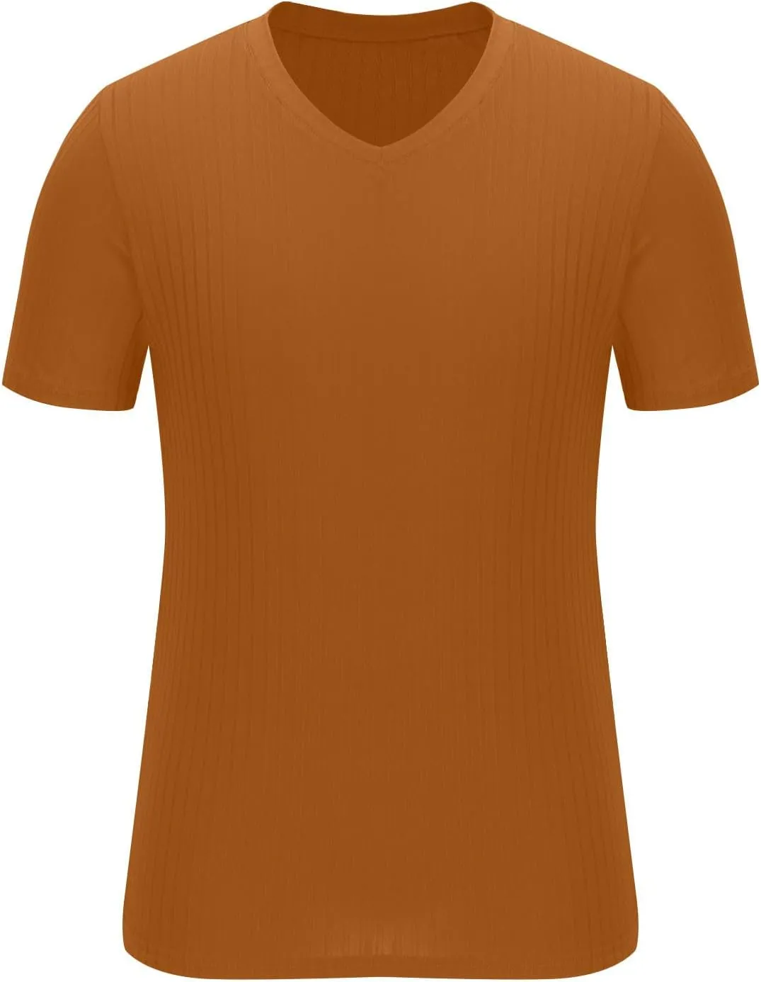 Mens Knit T Shirts Slim Fit Casual V Neck Short Sleeve Men Fashion Ribbed Knit Vintage Sweater Tee Pullover Shirts