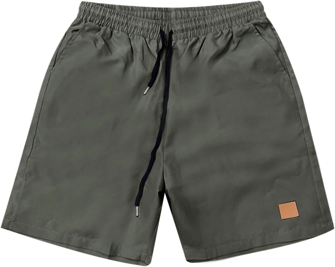 Mens Shorts - Casual Drawstring Summer Beach Stretch Twill Chino Golf Shorts