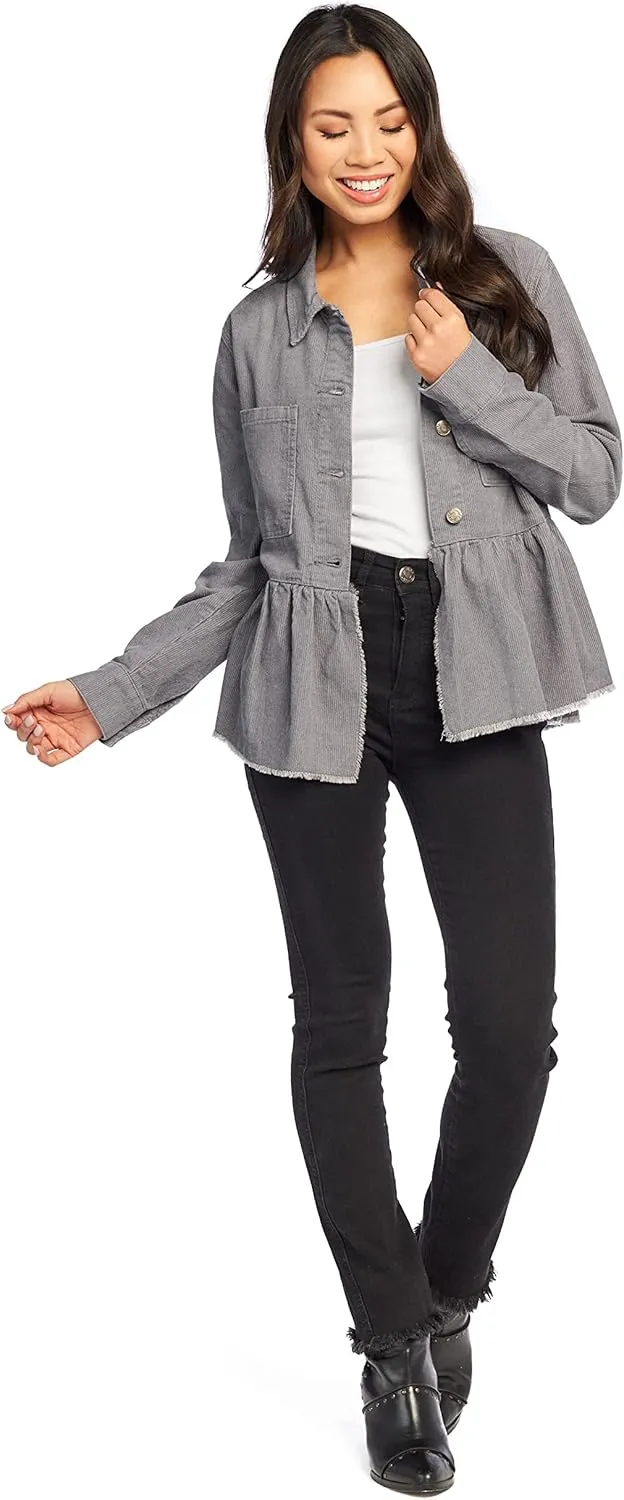 Mud Pie Banks Corduroy Womens Jacket