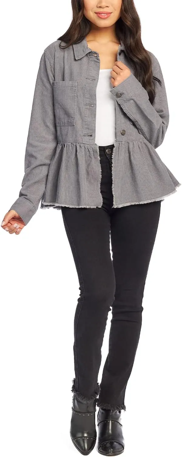 Mud Pie Banks Corduroy Womens Jacket