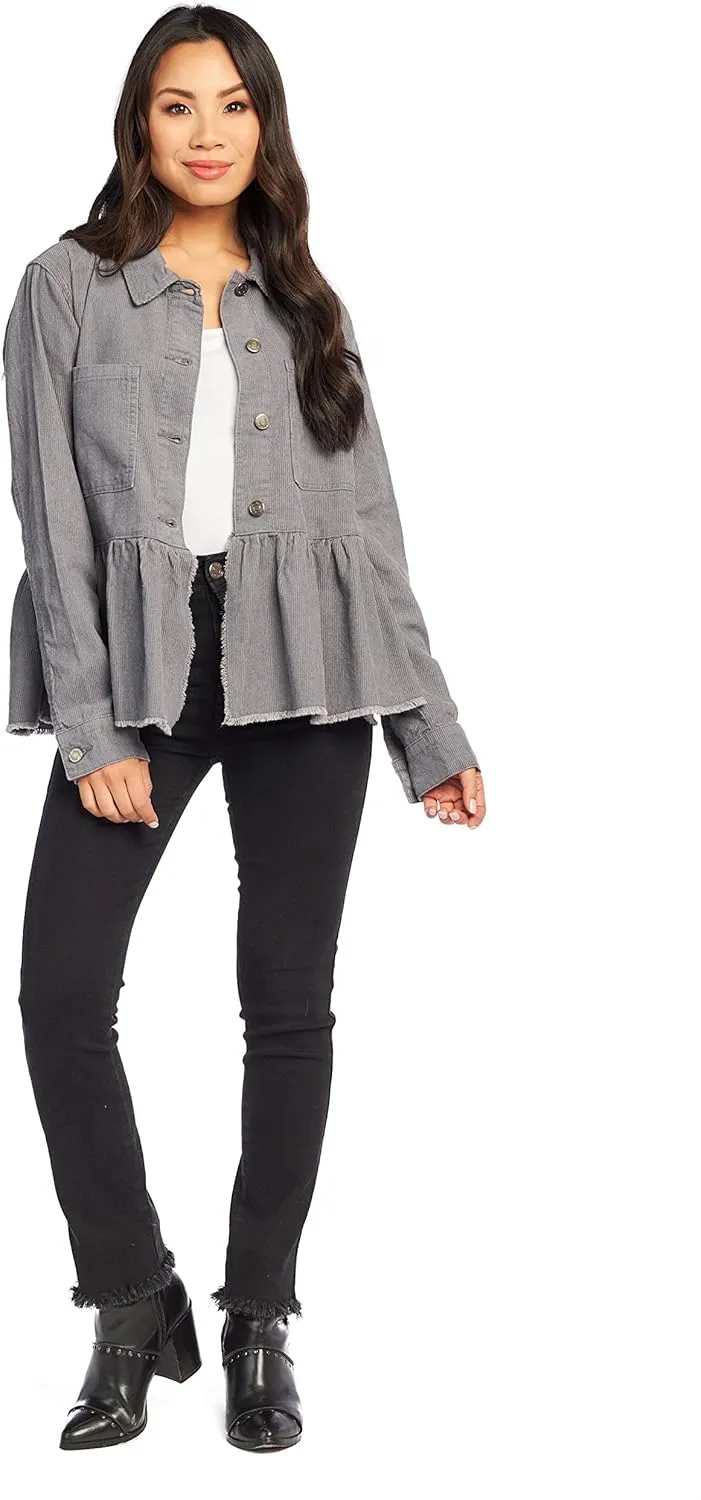 Mud Pie Banks Corduroy Womens Jacket