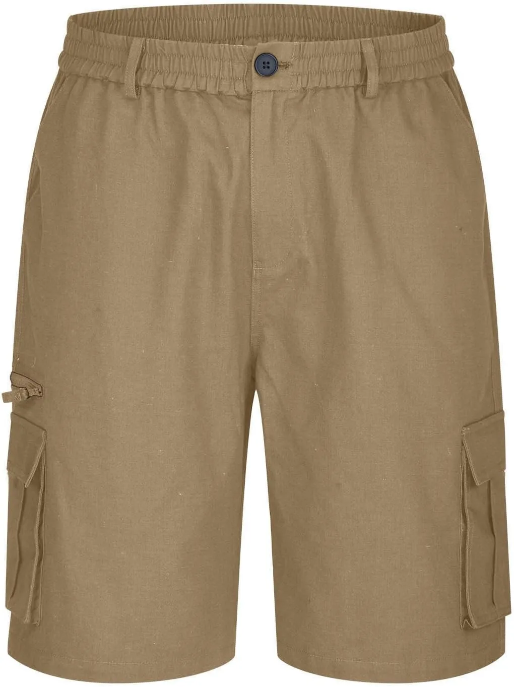 Muscularfit Tactical Shorts for Men 2024 Casual Multi Pockets Elastic Waist Chino Cargo Shorts Summer Athletic Beach Shorts