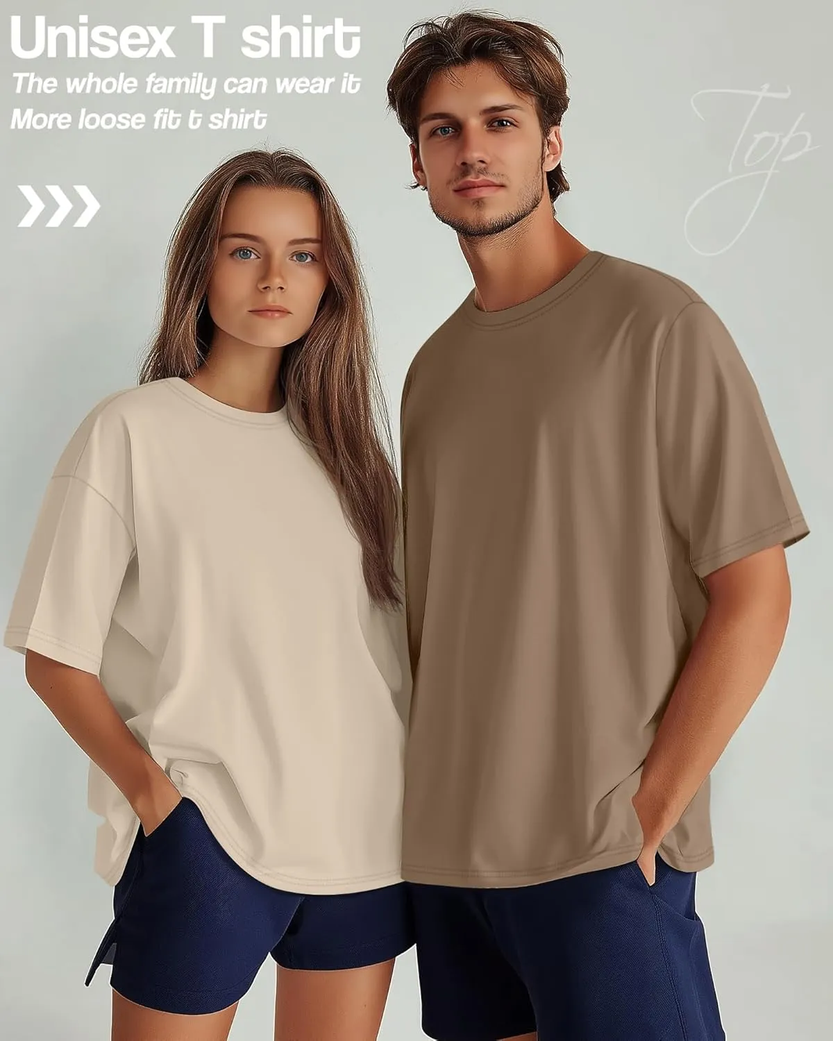 Neer 4 Pack Men's Big and Tall Shirts Summer Cotton Short Sleeve Tee Crew Neck Casual Top Basic Oversize T Shirts