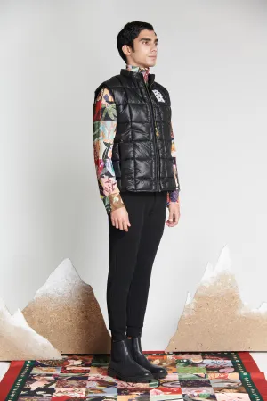 Noir Puffer Gilet