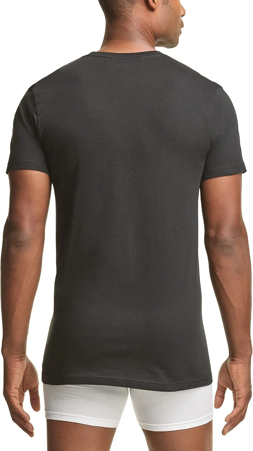 POLO Ralph Lauren Men's Classic Stretch Crew Undershirts Big & Tall 3-Pack